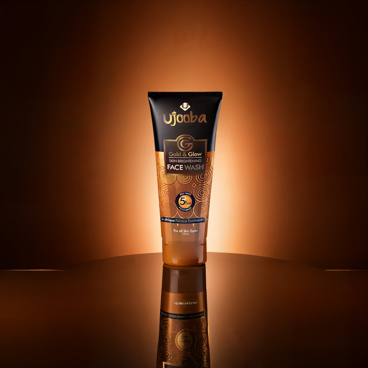 Ujooba Gold & Glow Skin Brightening Facewash 60ML - Ujoobabeauty